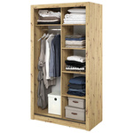 ARTI AR-19 - Szafa Przesuwna 2-drzwiowa 120 cm Dąb Artisan