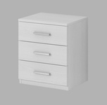 Galaxy Stolik Nocny 3 Szuflady Abisko Ash