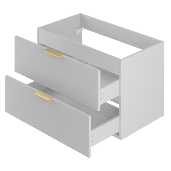 PILE-01 Szafka Pod Umywalkę 2S 80 cm Biały Mat