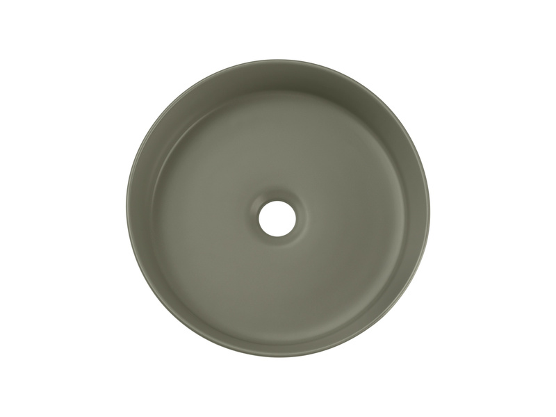 Umywalka Nablatowa Ceramiczna BEYOND 2 OLIVER GREEN E-6565 Zielony Mat