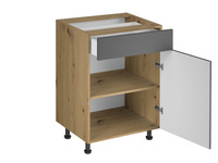 Szafka Kuchenna Dolna 1D1S D60S1 P/L PUSH OPEN Langen Beige