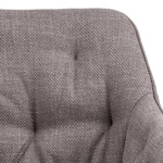 Actona Krzesło Z Podłokietnikiem Brooke Jasnoszare