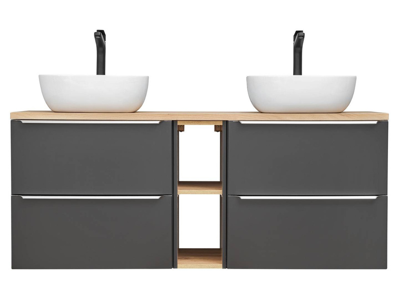 Szafki z umywalką 120 cm Capri Cosmos 820 + blat + umywalki