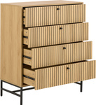 Actona Komoda 4 Szuflady Albany Dąb Naturalny