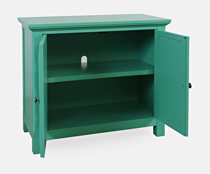 Komoda drewniana turkusowo-zielona Avola AV2253-38