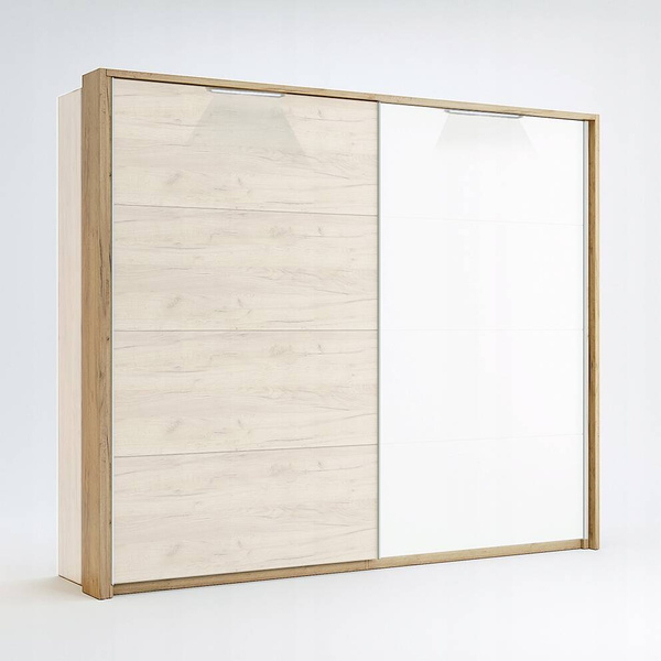 Asti AS-69-WB - Listwa Zewnętrzna z Oświetleniem LED Do Szafy 250 cm