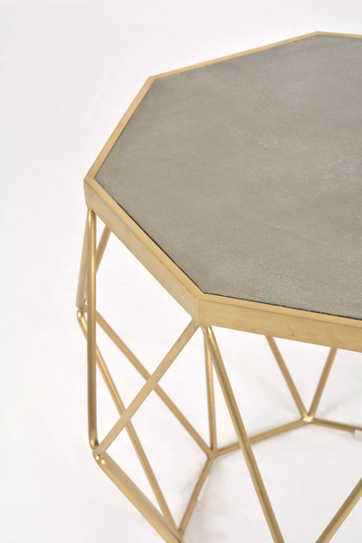 Glamour Gl1715 Stolik kawowy złoty ze stali