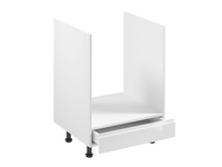 Szafka Kuchenna Dolna Zabudowa Kuchenki D60ZK Aspen White Biały Połysk