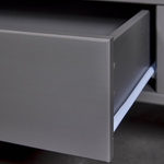 Stolik kawowy LUZERNA drewniany szary