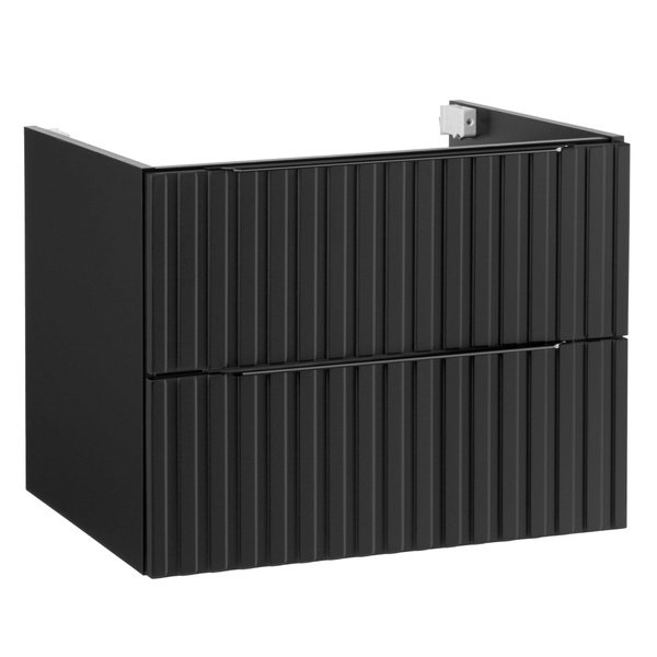 Astor Zestaw Amy 60 cm Szafka z Umywalką Czarny Mat