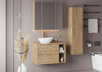 PILE-03 - Słupek Wysoki 1-drzwiowy Dąb Olejowany