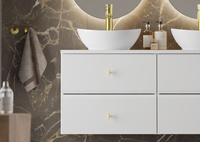 RAY-02 - Szafka pod Umywalkę 2S 60 cm Biały Mat