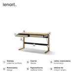 OLLIE OL-06 - Biurko 2S Dąb Olejowany