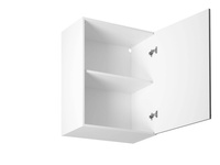 Szafka Kuchenna Górna 1-drzwiowa G60 P/L Linea Grey Szary Mat