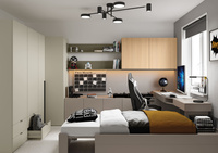 WOOW WO-09 - Szafka Wisząca 2-drzwiowa Dąb Vincenza Bielona