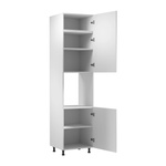 Szafka Kuchenna Dolna 2D Zabudowa Piekrnika Sorento D60PWN P/L Biały Mat