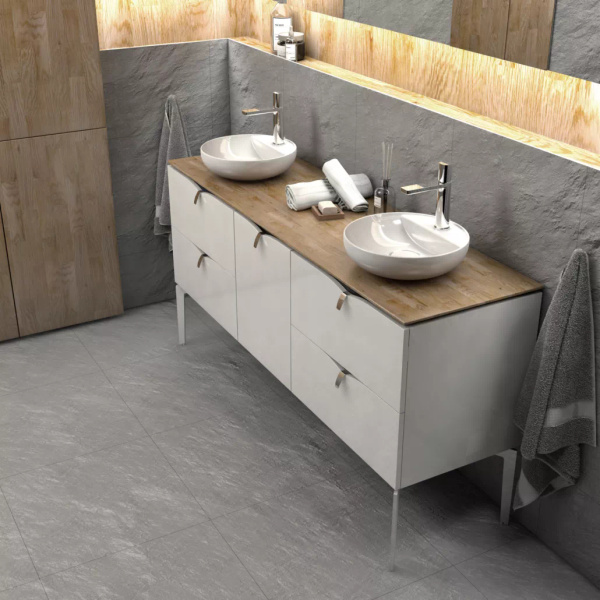 Oristo Szafka pod umywalkę 120 cm SIENA biały połysk