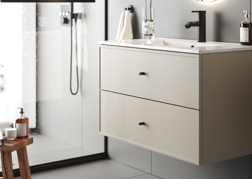 MARCO-01 Szafka Pod Umywalkę 2S 80 cm Kaszmir