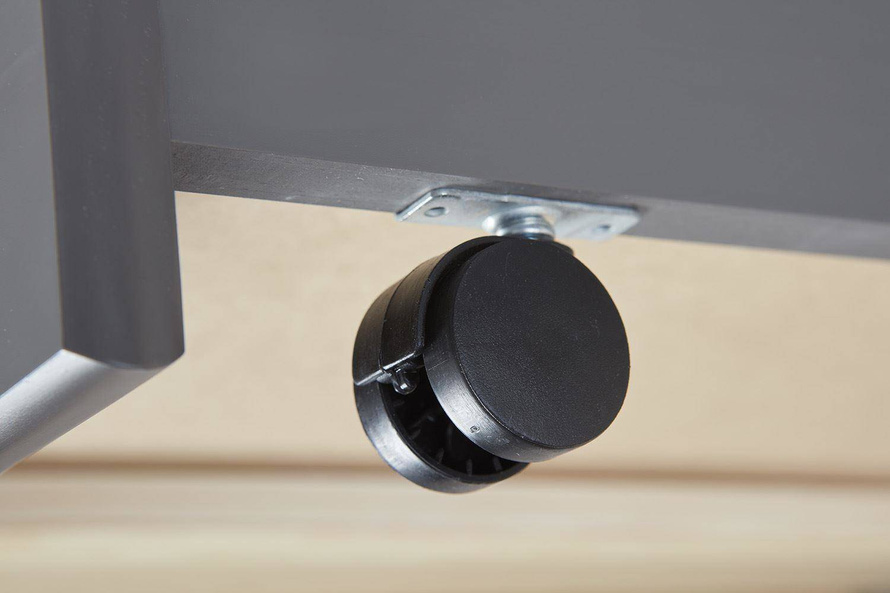 Łóżko MALTE 90x200 drewniane szare