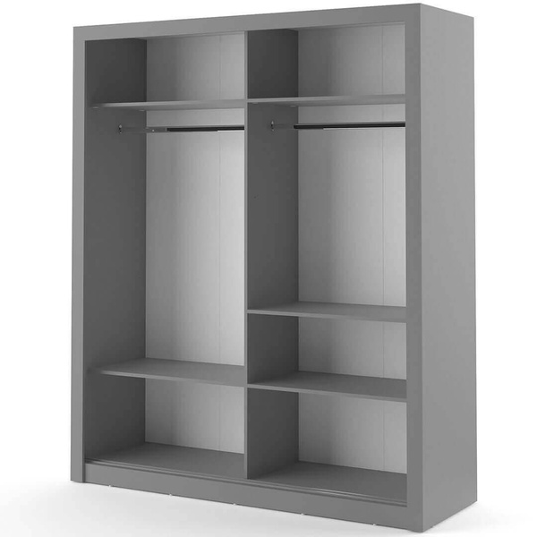 ARTI AR-03 - Szafa Przesuwna 2-drzwiowa Szara