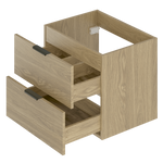 PILE-02 Szafka Pod Umywalkę 2S 60 cm Dąb Olejowany