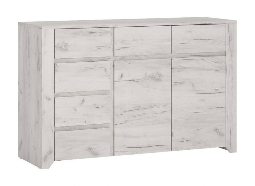 Angel TYP-42 - Komoda 2D-6S Dąb White Craft