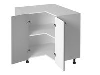 Szafka Kuchenna Dolna 2-drzwiowa Narożna D90N Linea Grey Szary Mat