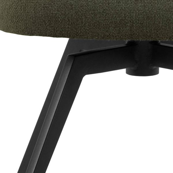 Actona Krzesło Do Jadalni z Podłokietnikiem Darlene Zielony