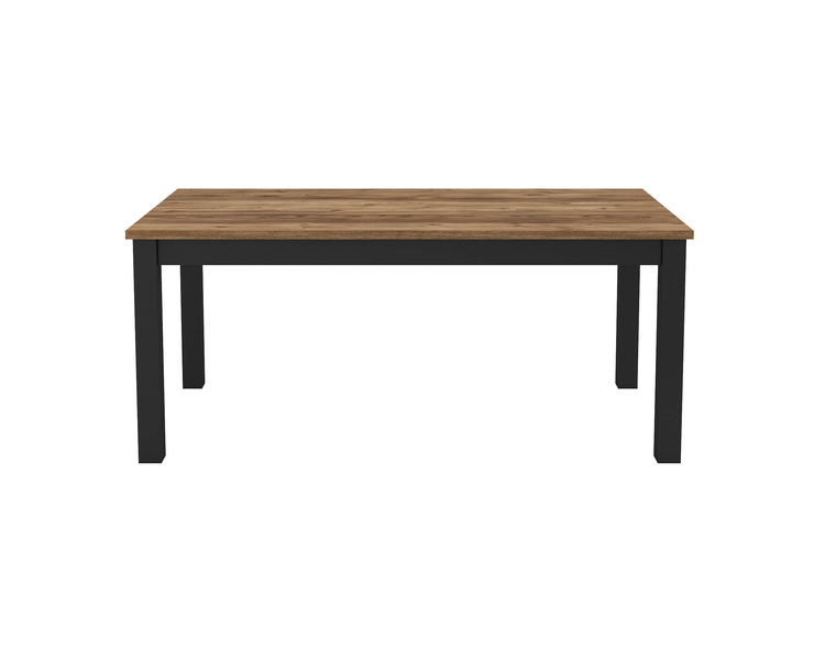 Olin WM Stół 180/95/77 cm Świerk Appenzell / Czarny Mat