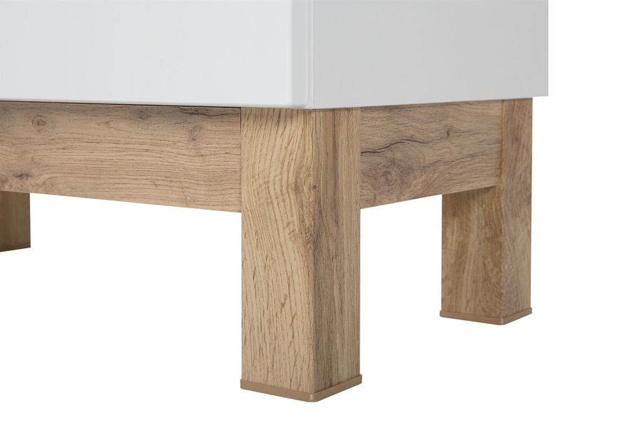 Słupek Szeroki Szafka Wysoka na Mopa Bali Biały 60 cm