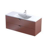 Oristo Szafka z Umywalką SIENA UNI 120 cm Czerwony