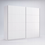 Family FM-25-WB - Szafa 2-drzwiowa Przesuwna Biały Mat Biały Połysk