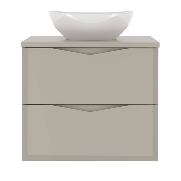 DELICA-02 - Szafka z Umywalką i Blatem 2S 60cm Kaszmir Zestaw-2