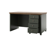 Evora Office - Biurko 4 Szuflady Zielony Dąb Lefkas