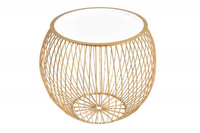 Stolik kawowy Storage II 41 cm złoty_01