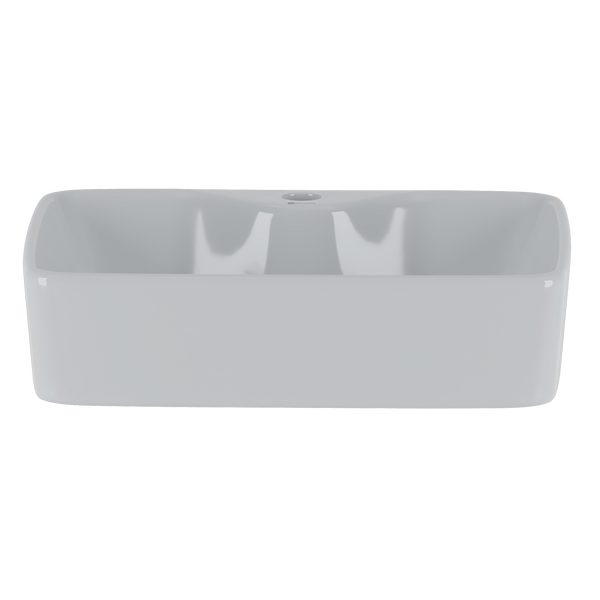 Umywalka Ceramiczna Nablatowa Lars 48 cm Biały Połysk