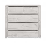 Angel TYP-43 - Komoda 5S Dąb White Craft