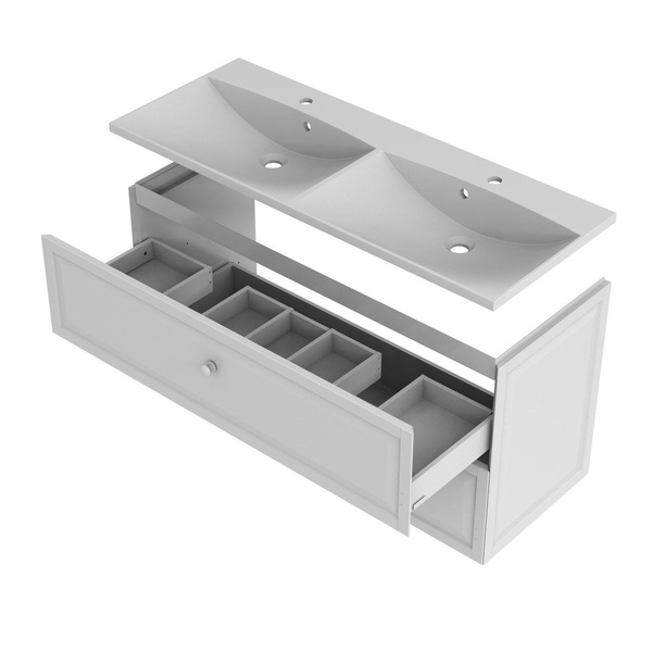 Oristo Zestaw mebli łazienkowych MONTEBIANCO 120 cm biały