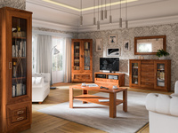 TADEUSZ-16 - Szafka Nocna 2 Szuflady Dąb Stuletni