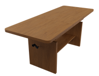 JANEK - Ławostół Ława Rozkładana Stolik Kawowy Jesion Jasny