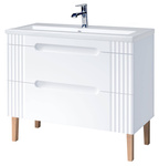 Szafka z umywalką 100 cm FIJI WHITE