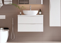 CLEO-01 - Szafka pod Umywalkę 2S 80 cm Biały Mat