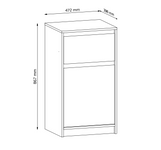 Manami K1D1S - Komoda Wąska 1D1S Cremona