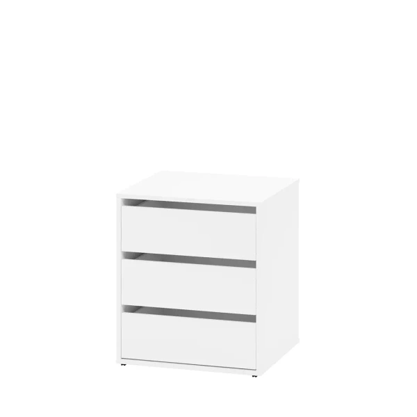 MAXI MX-07 - Kontenerek 3 Szuflady Biały