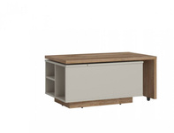 Stolik MWTT04 1K Szary/Dąb Flagstaf Ciemny