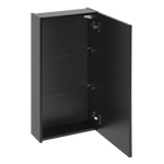 LUSTRO-03 - Szafka Wisząca z Lustrem 1D 40cm Czarny Mat