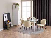 Actona Krzesło Tapicerowane Patricia Kremowe