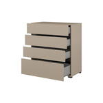 Cross S - Komoda 4 Szuflady Congo Czarny Onyks Mat