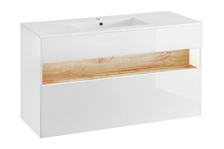 Szafka pod umywalkę 120 cm Bahama White