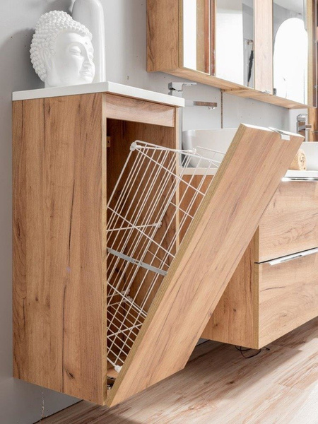 Szafka niska z koszem Capri dąb 811